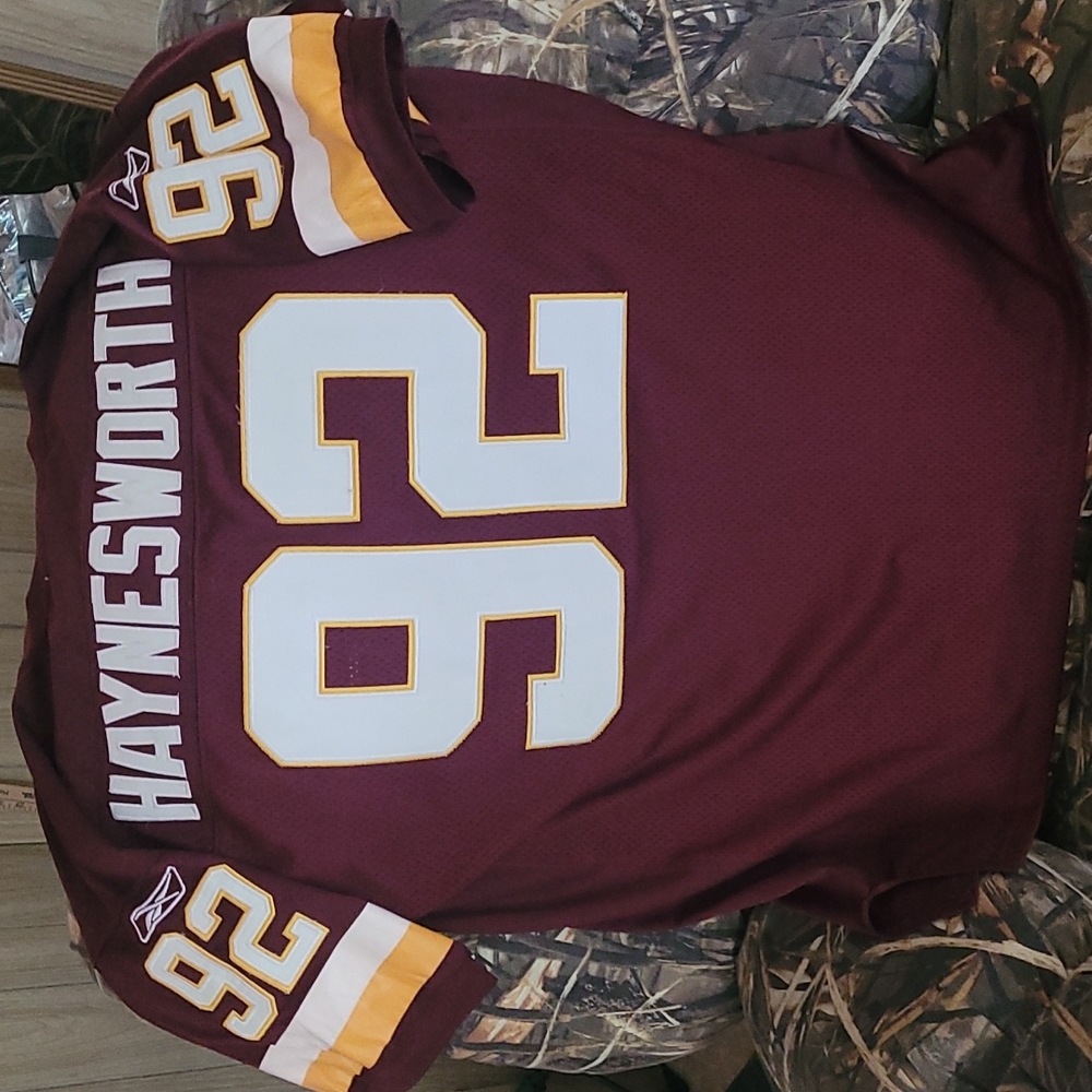 REEBOK Albert Haynsworth Washington Redskins Team Jersey. Size 56.